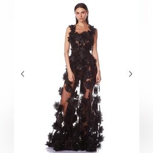 Bronx and Banco Black Ribbon Strap with Gold Logo